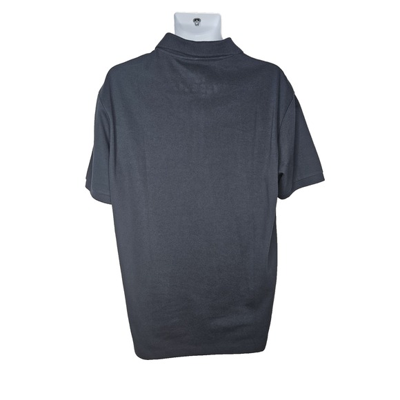 Taylor Byrd Polo Shirt XL Navy Red‎ Trim Green Flamingo Logo Cotton Blend - Picture 2 of 8